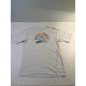 VTG RARE Mortal Kombat Live Tour T-shirt 1992-Size L Made in USA-Single Stitch